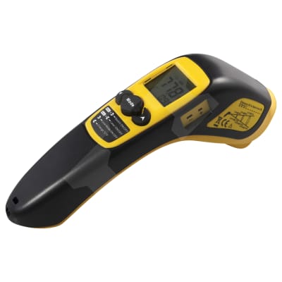 DIGITAL THERMOMETER, CPS, INFRA-RED, K-TYPE PLUG, -60C TO +500C, VIEW FIELD 12 TO 1