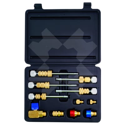 VALVE CORE REMOVER KIT, R134A, SUITS CHARGED SYSTEMS, ALL TYPES