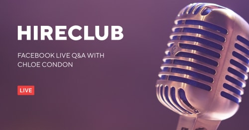 HireClub Live with Chloe Condon