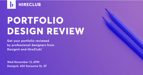 Portfolio Design Review with Designit