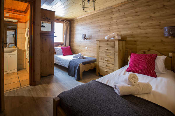 Twin - Chalet Sorbier sleeps 6, Plagne 1800