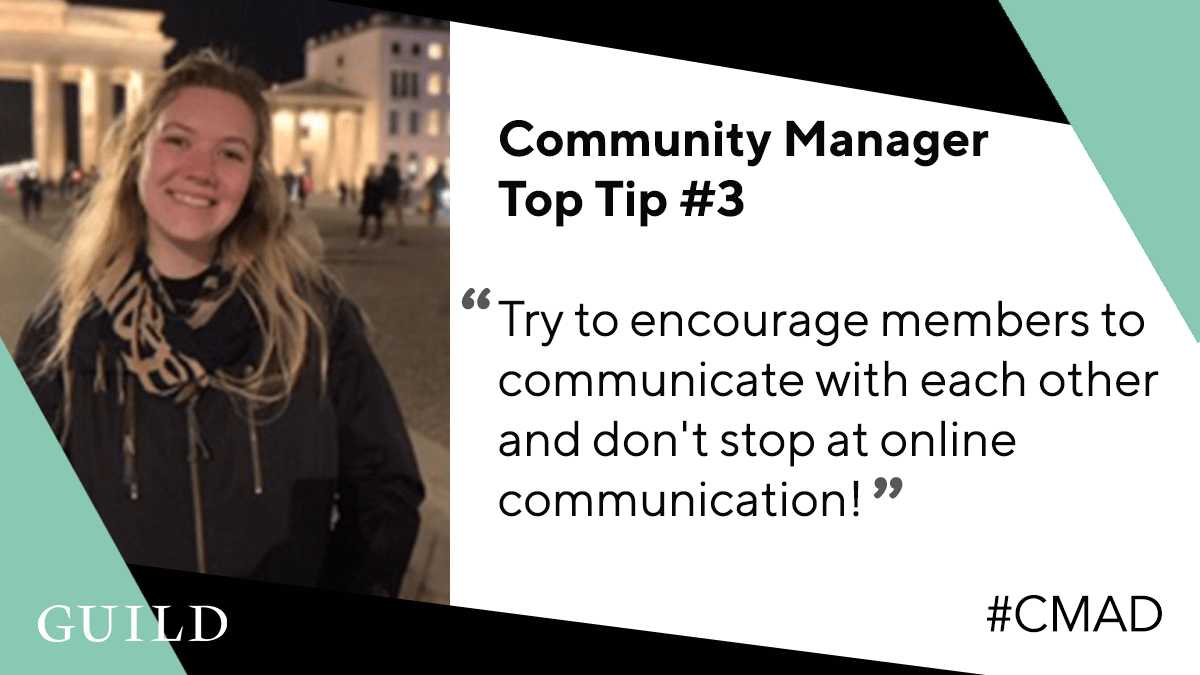 Rosey Jarvis, Community Manager for HR Punks shares a community management tip #CMAD