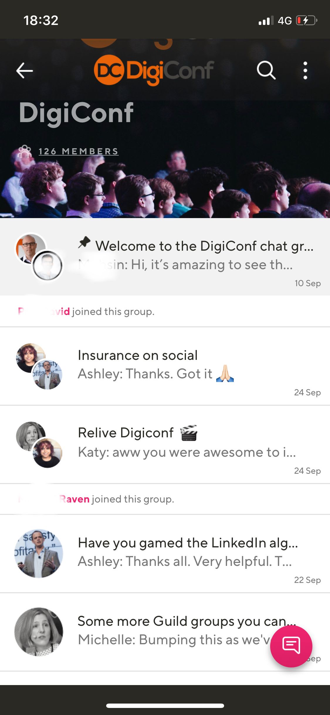 The Digiconf b2b digital marketing event online community on Guild