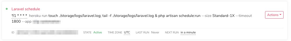 Sweet! Laravel jobs run properly and logs are visible!