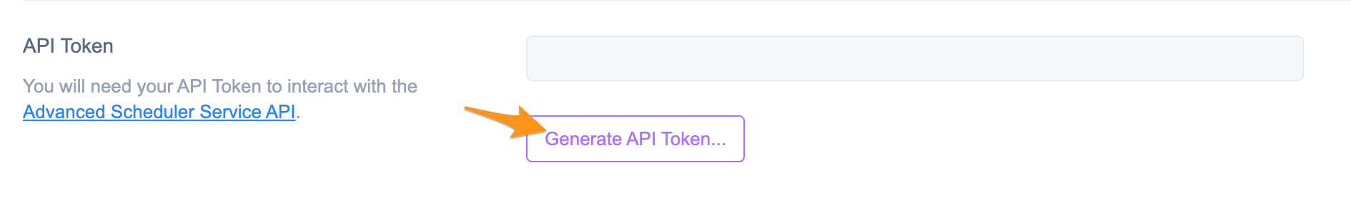 Generate API Token