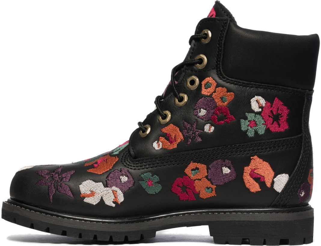 timberland embroidered boots