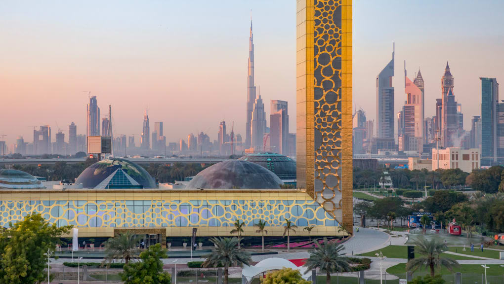 Exterior view of the Dubai Frame