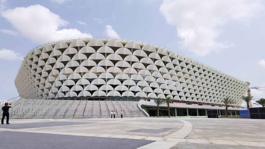 External view of the Stadium of Sanya International Sports Industry Park