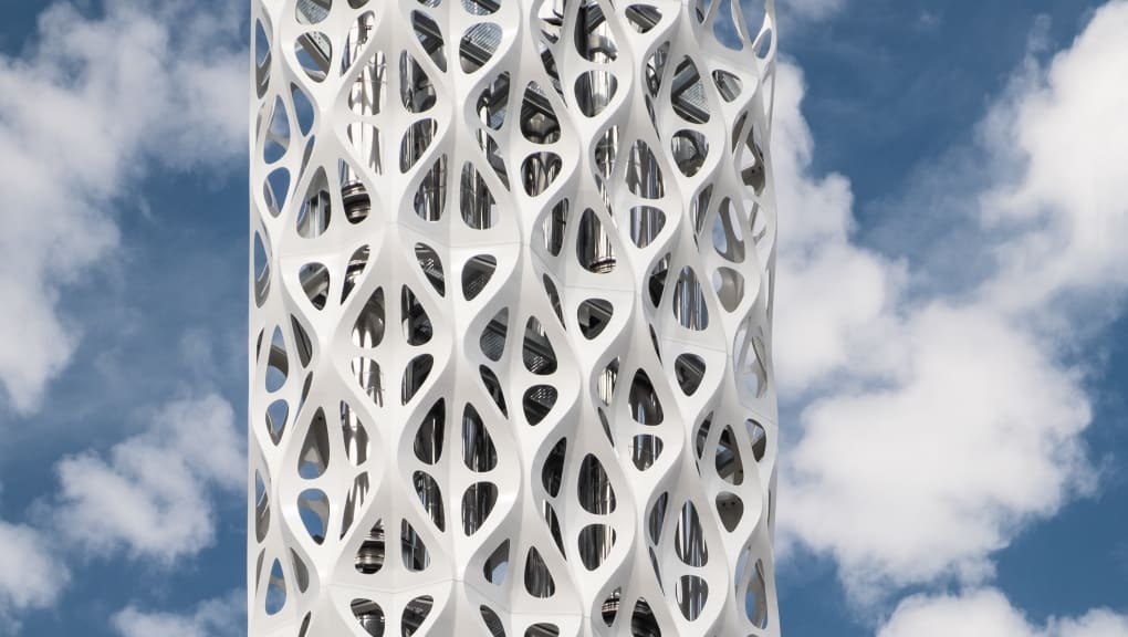 Exterior view of the Tower of Light