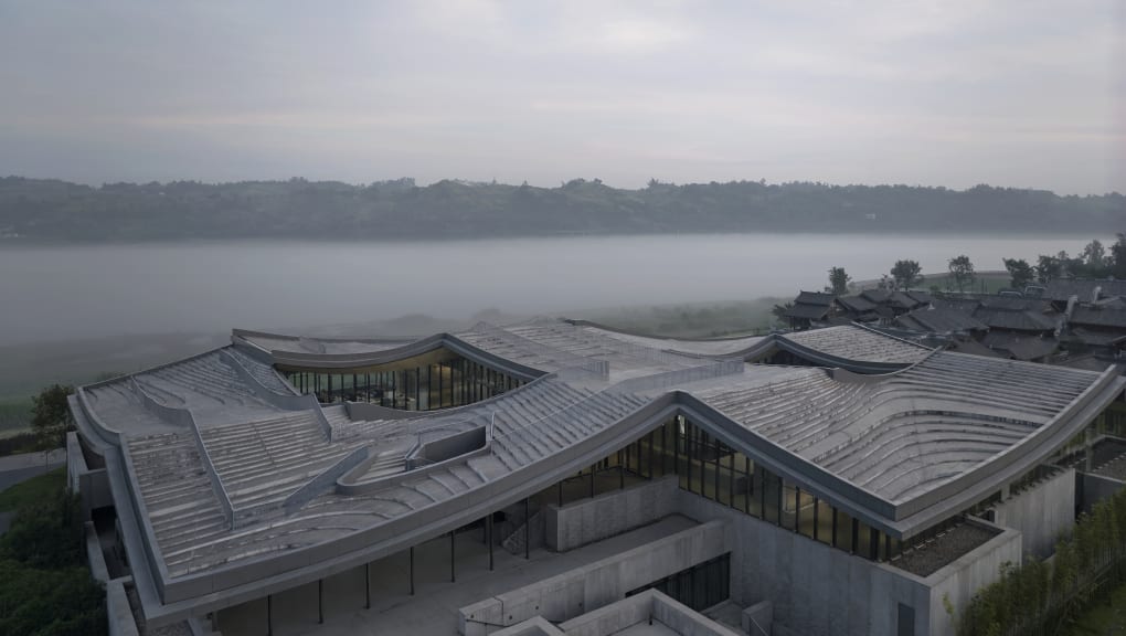 Aerial view of Lizhuang Museum