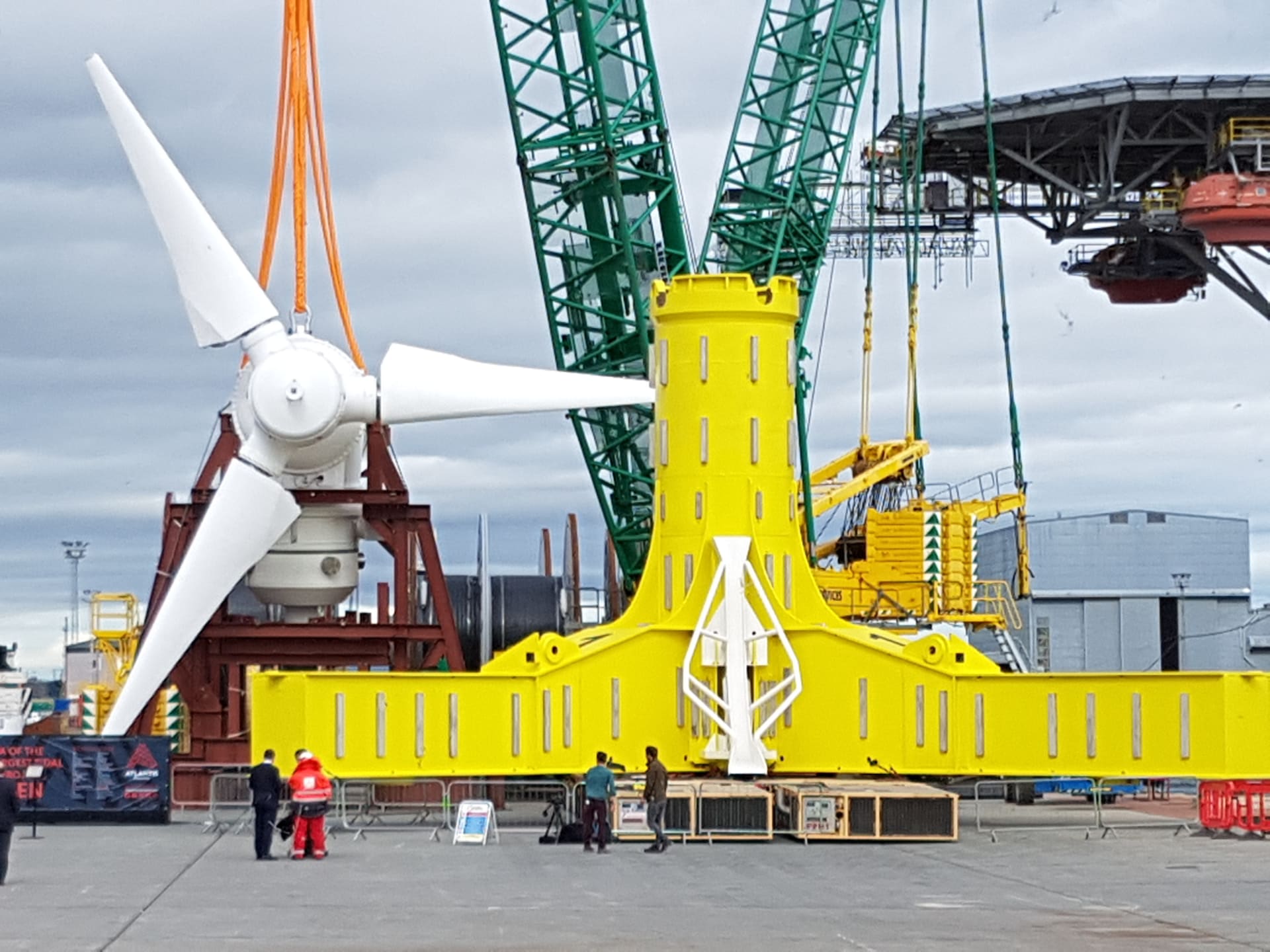 Engineering excellence allows structures to be built for extreme conditions, creating potential new energy sources (image: Meygen Phase 1A Tidal Turbine, Scotland - 2017 Structural Award winner)
Credit: Robert Bird Group