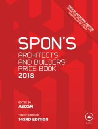 Spon's Architects' and Builders' Price Book 2018