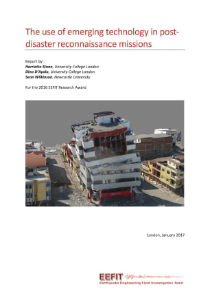 The use of emerging technology in post-disaster reconnaissance missions