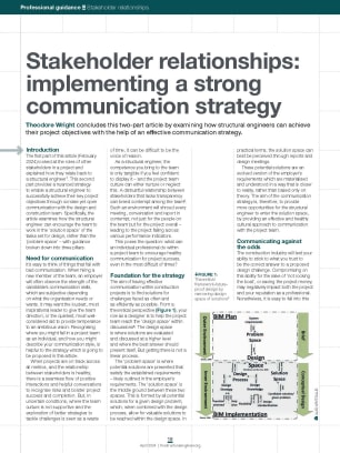 Stakeholder relationships: implementing a strong communication strategy