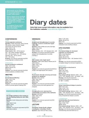 Diary dates (July 2023)