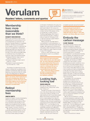 Verulam (readers' letters – March 2023)