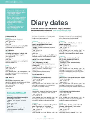 Diary dates (March 2025)