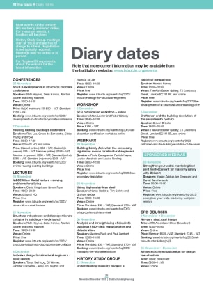 Diary dates (November/December 2023)