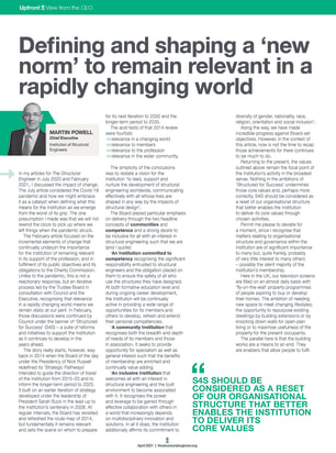 Defining and shaping a ‘new norm’ to remain relevant in a rapidly changing world