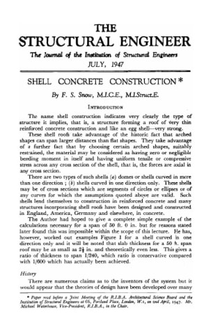 Shell Concrete Construction