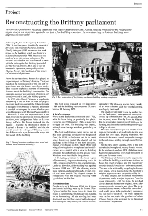Reconstructing the Brittany Parliament