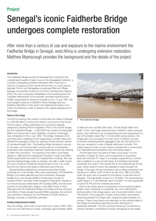 Senegal's iconic Faidherbe Bridge undergoes complete restoration