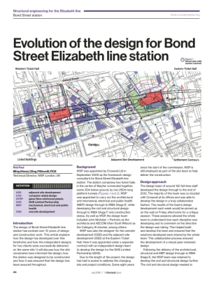 Evolution of the design for Bond Street Elizabeth line station
