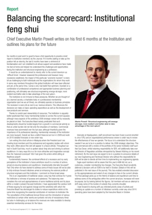 Balancing the scorecard: Institutional feng shui