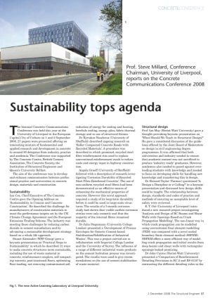 Sustainability tops agenda