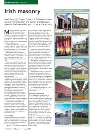 Irish masonry