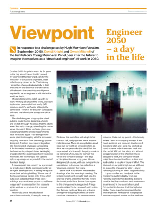 Viewpoint: Engineer 2050 – a day in the life
