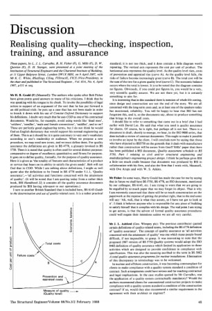 Discussion on Realising Quality - Checking, Inspection, Training and Assurance by L.J.L. Carvalho, B