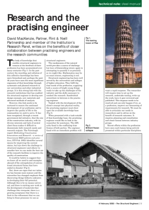 Research and the practising engineer