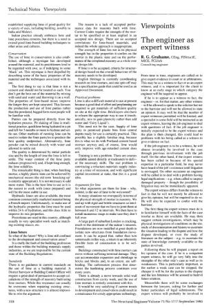 The Engineer as Expert Witness