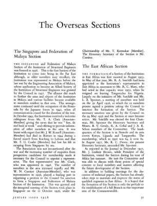 The Overseas Sections