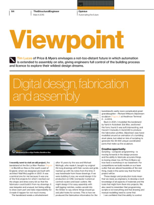 Viewpoint: Digital design, fabrication and assembly