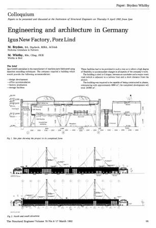 Colloquium. Engineering and Architecture in Germany. Igus New Factory, Porz Lind