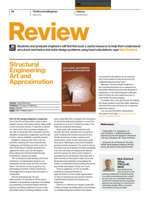 Book review: Structural engineering: Art and approximation