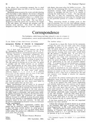 Correspondence Autogenous Healing of Concrete in Compression