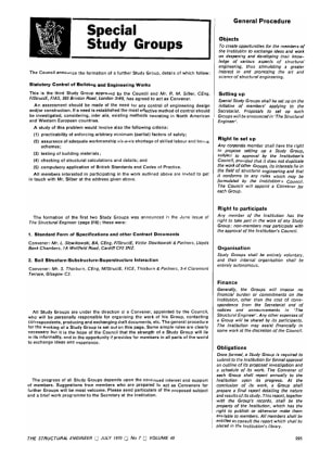Special Study Groups