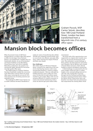Mansion block becomes offices