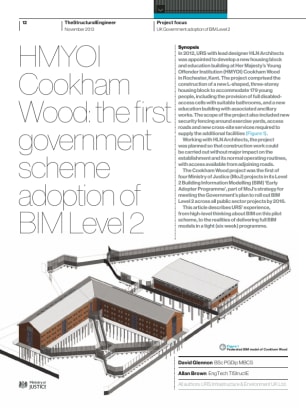 HMYOI Cookham Wood: the first government scheme adoption of BIM Level 2