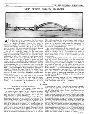 New Bridge, Sydney Harbour