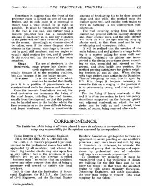 Correspondence. The Engineer as a Designer