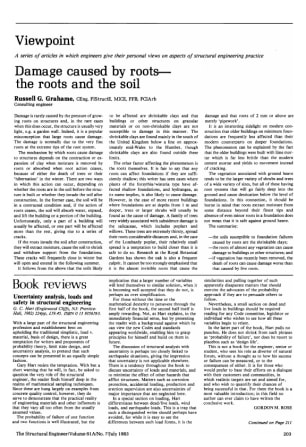 Damage Caused by Roots - the Roots and the Soil