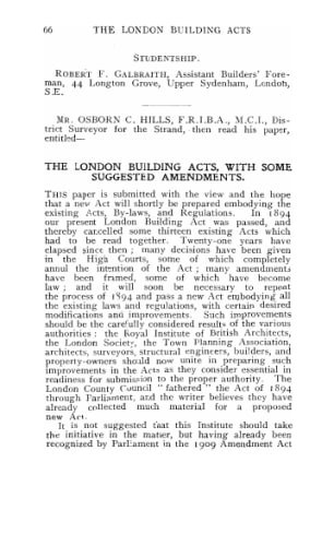 The London Building Acts, with some suggested amendments