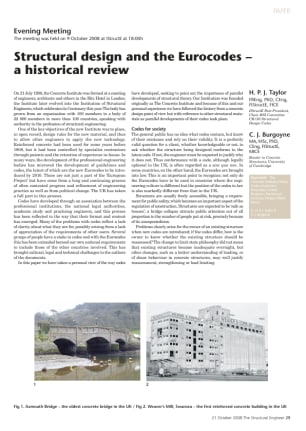 Structural design and the Eurocodes - a historical review - The ...
