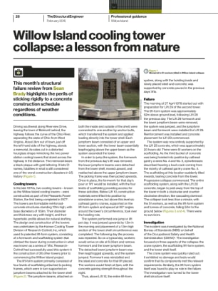 Willow Island cooling tower collapse: a lesson from nature