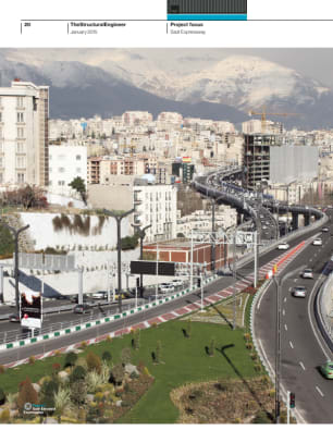 Sadr Elevated Expressway, Tehran, Iran – rapid and cost-effective expansion of an existing highway