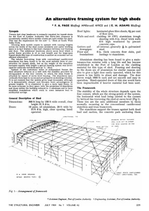 An Alternative Framing System for High Sheds